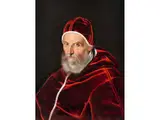 Portrait des Papst Gregor Xiii by Scipione Pulzone il Gaetano, oil on canvas, sold Sep 2023