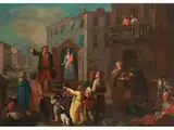Il Madonnaro“ by Giovanni Michele Granieri, oil on canvas, offered Mar 2023