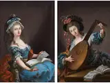 Elegante Musikalische Damen by Jean-Baptiste Huet d. Ä., oil on panel, offered Mar 2023