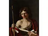 Johannes der Täufer by Benedetto Gennari il Giovane, oil on canvas, offered Sep 2019
