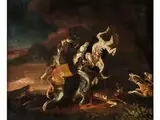 Bärenjagd by Abraham Danielsz Hondius, oil on canvas, offered Apr 2018