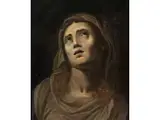 Madonnenbildnis by Giovanni Battista Trotti il Malosso, oil on canvas, offered Mar 2019