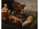 Landschaft mit Viehherde und Einem Mädchen by Francesco Londonio, oil on canvas, offered Mar 2026