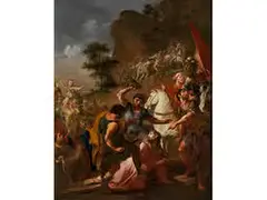 Christus auf dem Kreuzweg by Martino Altomonte, oil on canvas, offered Jul 2015