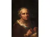 Portrait Einer Alten Dame by Giuseppe Nogari, oil on canvas, offered Jun 2023