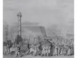 Grosser Römischer Triumphzug im Forum mit Siegessäule by Carl Frederik Stanley, gouache, offered Dec 2023