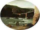 Flussufer mit Steinerner Brücke by Goffredo Wals, oil on panel, offered Mar 2022
