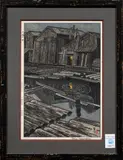 Untitled by Shiro Kasamatsu, woodcut, sold Jul 2024