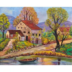 Untitled by Fern Coppedge, oil on canvas, sold Aug 2024
