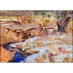 Untitled by Walter Gonske, oil on canvas, sold Aug 2024