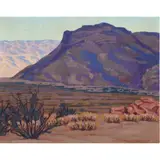 Shadow of a Cliffside by Richard Taggart, 1934, oil on canvas, sold Aug 2024