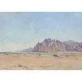 California Desert by Victor Forsythe, 1920, oil on board, sold Aug 2024