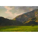 Serene Valley by John Grossman, oil on board, sold Aug 2024