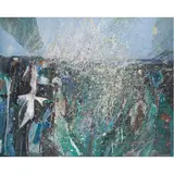The Wave in the North - a Painting for Gisele by Keith Frederick Grant, 1962, oil on canvas, sold Aug 2024