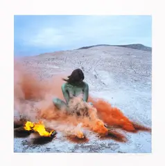 Immolation by Judy Chicago, 1972, Giclee, sold Nov 2025