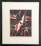 Sails by Irene Zevon, 1959, Lithograph in Colors, sold Nov 2025
