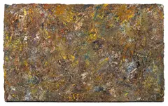 Abstract Composition by Andy Miller, 1986, Oil on Canvas, sold Nov 2025
