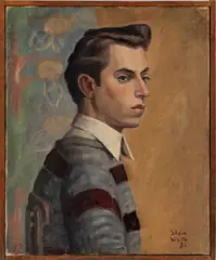 Portrait of a Young Boy by Sylvia White, 1932, Oil on Canvas, sold Nov 2025