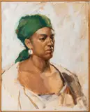 Portrait of a Woman by William Kimmel, Oil on Canvas, sold Nov 2025