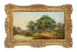 Walking Along the River by John Mundell, Oil on Canvas, sold Nov 2025
