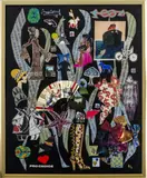 New York by Kayo Lennar, Collage on Board, sold Nov 2025