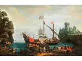 Untitled by Adriaen van der Cabel, oil on canvas, sold Sep 2022