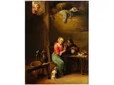 Inneres Eines Wirtshauses by David Teniers, oil on panel, offered Sep 2015