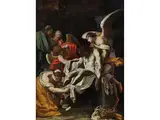 Grablegung Christi by Simon Vouet, 1590 wohl Paris - 1649 ebenda, oil on canvas, offered Sep 2019