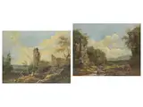 Sommerliche Landschaften by Bernhard Gottfried Manskirsch, oil on canvas, offered Sep 2025