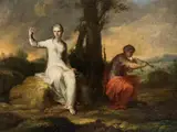 Allegorische Szene by Francesco Corneliani, oil on canvas, offered Sep 2023