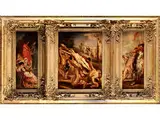 Triptychon mit der Kreuzigung Christi by Benjamin West, 1738 – 1820, oil on panel, offered Sep 2018