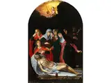 Beweinung Christi by Johann Andreas Rauch, oil, offered Dec 2024