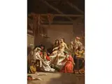 Untitled by Jean-Baptiste Le Prince, oil on panel, offered Sep 2024