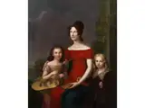 Bildnis der Caroline Friederike Mathilde von Württemberg, Geborene Prinzessin von Waldeck-pyrmont (1801 -1825) by Carl Rothe, 1810 - 1865, oil on canvas, offered Jun 2019