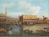 Venedigvedute by Giuseppe Ponga, oil on copper, sold Dec 2025