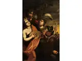 Allegorie der Musik by Angelo Caroselli, oil on canvas, offered Mar 2024