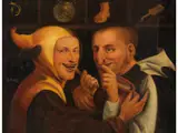 De Wereld Voedt Veel Zotten (die Welt Ernährt Viele Narren) by Pieter Balten, oil on canvas, offered Apr 2022