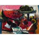Untitled by Robert Frame, oil on canvas, sold Aug 2024