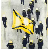Across the Boards by Christopher Brown, 1994, etching and aquatint in colors, sold Aug 2024