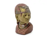 Ilmoran" Masaai Warrior Bust Sculpture by Casper Darare, bronze, sold Nov 2025