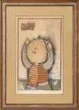 Mon Papillon" [My Butterfly] by Graciela Rodo Boulanger, 1974, Lithograph in Colors on Paper, sold Nov 2025