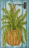 Still Life Scene of a Fern by Kenneth Cox, Oil on Panel, sold Nov 2025