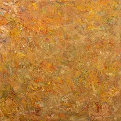 Abstract Square Composition by Andy Miller, 1985, Oil on Canvas, sold Nov 2025