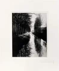 Holland Canal by Brett Weston, 1973, Gelatin Silver Print, sold Nov 2025
