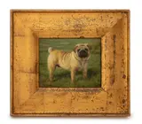 Portrait of a Pug by Laura E. Cassidy, Oil on Panel, sold Nov 2025
