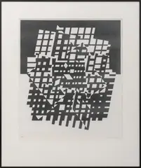 Ixion by Victor Vasarely, circa 1955, Serigraph on Paper, sold Nov 2025