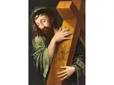 Kreuztragung Christi by Michiel Coxie, oil on panel, offered Sep 2025