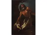 Der Heilige Hieronymus by Pierre Louis Crétey, oil on canvas, offered Sep 2023