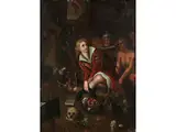 In der Hexenküche by Frans Francken d. J., oil on panel, offered Mar 2019