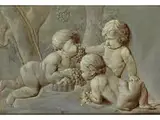 Allegorie des Herbstes mit Putten by Piat Joseph Sauvage, oil on canvas, sold Dec 2015